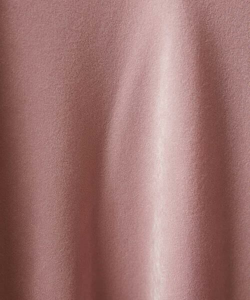 MICHEL KLEIN / ミッシェルクラン ロング・マキシ丈スカート | 【洗える】マロンサテンイレギュラーヘムスカート | 詳細8