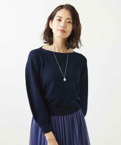 MICHEL KLEIN / ミッシェルクラン ニット・セーター | 【洗える】ホールガーメント(R)パフスリーブニット