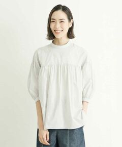 MICHEL KLEIN / ミッシェルクラン シャツ・ブラウス | [洗える]バックパールボタンデザインブラウス