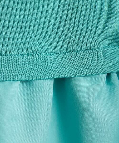 MICHEL KLEIN / ミッシェルクラン ロング・マキシ丈ワンピース | 【洗える】グログラン切り替えニットワンピース | 詳細7