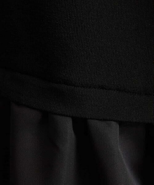 MICHEL KLEIN / ミッシェルクラン ロング・マキシ丈ワンピース | 【洗える】グログラン切り替えニットワンピース | 詳細8