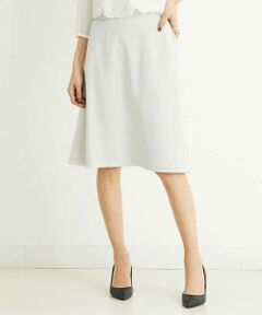 MICHEL KLEIN / ミッシェルクラン ミニ・ひざ丈スカート | [セットアップ対応/洗える]セミタイトスカート