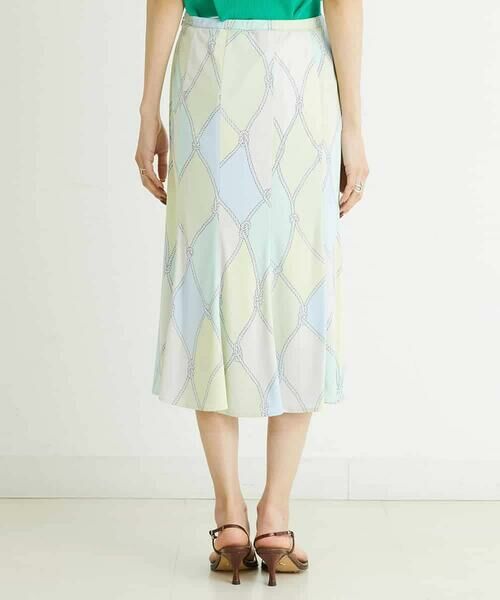 MICHEL KLEIN / ミッシェルクラン ロング・マキシ丈スカート | [洗える]フレンチマリンプリントフレアスカート | 詳細5