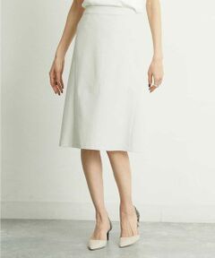 MICHEL KLEIN / ミッシェルクラン ミニ・ひざ丈スカート | トリコットカノコセミフレアスカート（セットアップ対応）