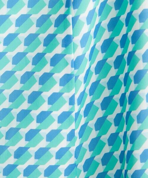 MICHEL KLEIN / ミッシェルクラン ロング・マキシ丈スカート | ジオメトリックフレアスカート（オリジナルプリント/セットアップ対応） | 詳細10