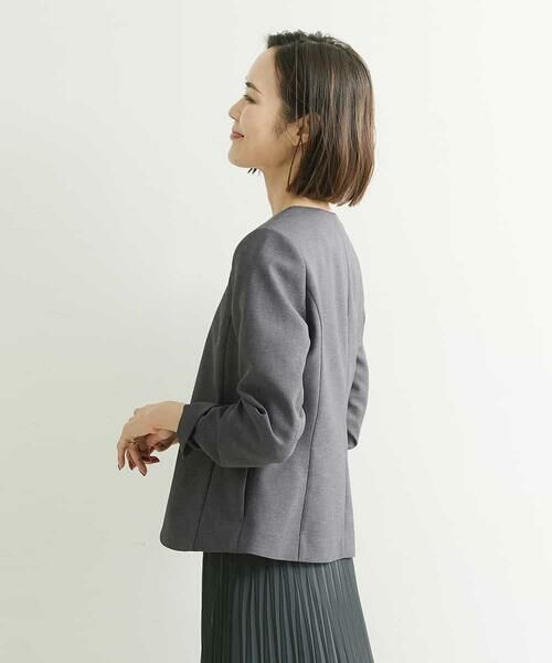 MICHEL KLEIN / ミッシェルクラン ノーカラージャケット | ノーカラージャケット（セットアップ対応） | 詳細19