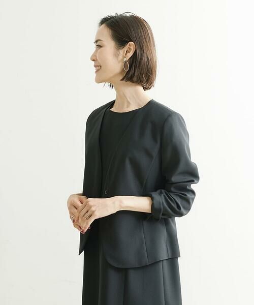 MICHEL KLEIN / ミッシェルクラン ノーカラージャケット | ノーカラージャケット（セットアップ対応） | 詳細24