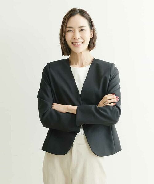 MICHEL KLEIN / ミッシェルクラン ノーカラージャケット | ノーカラージャケット（セットアップ対応） | 詳細28