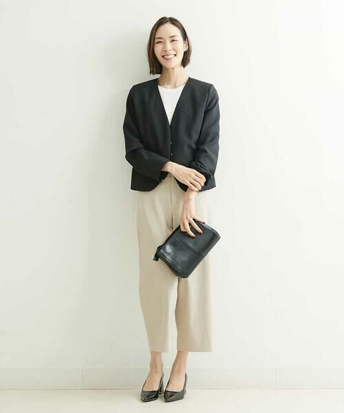 MICHEL KLEIN / ミッシェルクラン ノーカラージャケット | ノーカラージャケット（セットアップ対応） | 詳細30