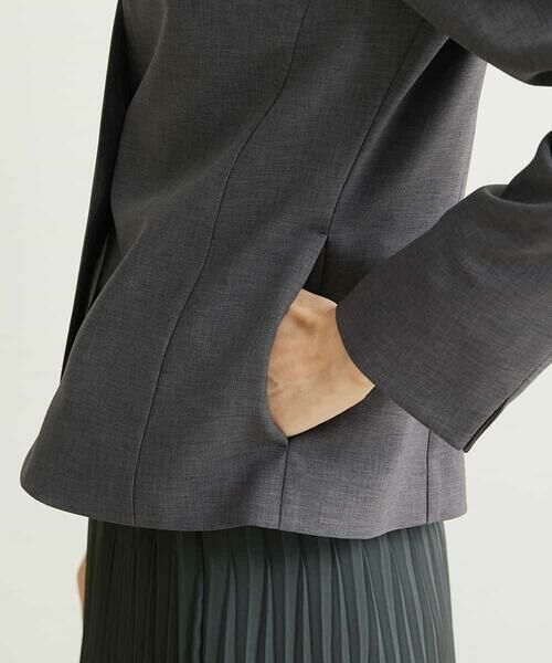 MICHEL KLEIN / ミッシェルクラン ノーカラージャケット | ノーカラージャケット（セットアップ対応） | 詳細8