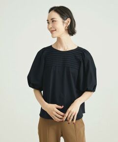 MICHEL KLEIN / ミッシェルクラン カットソー | タックデザインカットソー