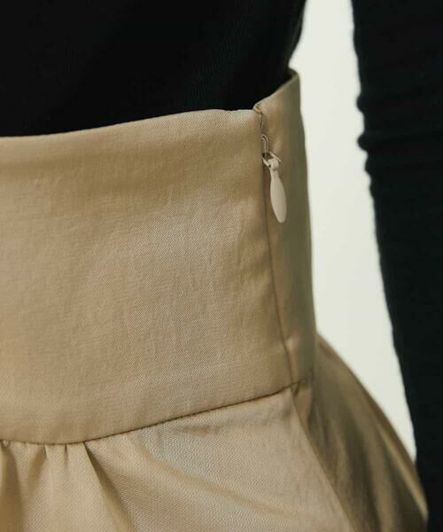 MICHEL KLEIN / ミッシェルクラン ロング・マキシ丈スカート | ライトサテン2WAYジャンパースカート | 詳細14