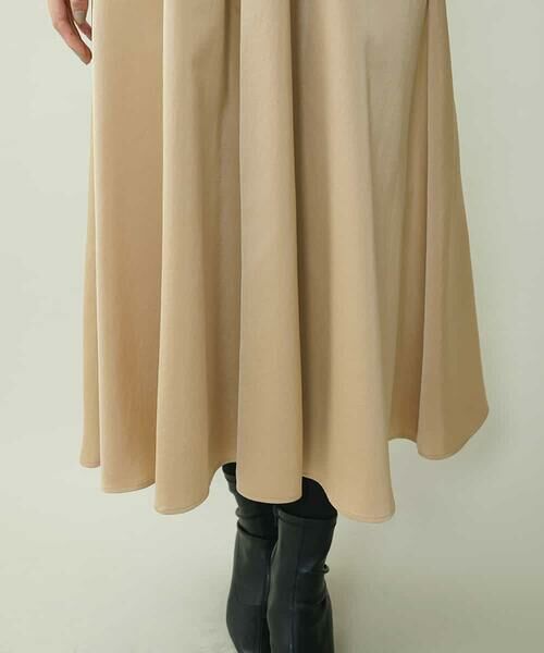 MICHEL KLEIN / ミッシェルクラン ロング・マキシ丈スカート | ライトサテン2WAYジャンパースカート | 詳細16