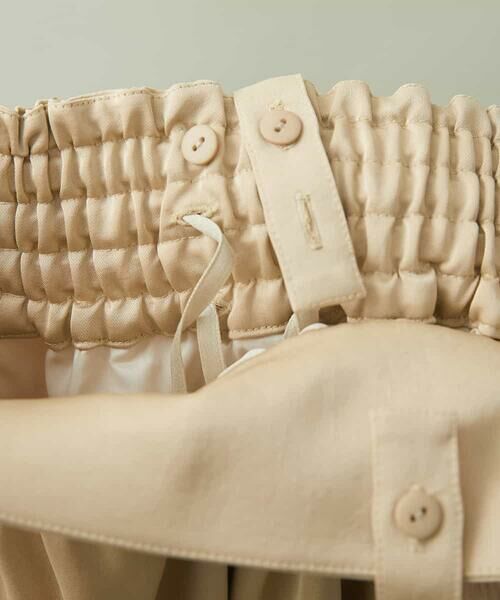 MICHEL KLEIN / ミッシェルクラン ロング・マキシ丈スカート | ライトサテン2WAYジャンパースカート | 詳細17