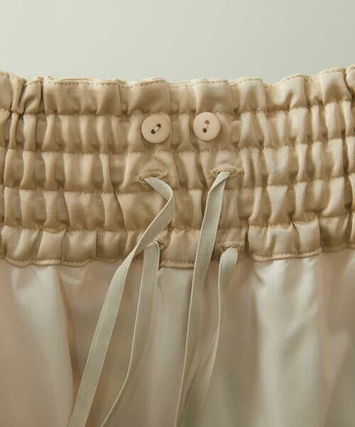 MICHEL KLEIN / ミッシェルクラン ロング・マキシ丈スカート | ライトサテン2WAYジャンパースカート | 詳細18