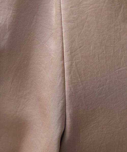 MICHEL KLEIN / ミッシェルクラン ロング・マキシ丈スカート | ライトサテン2WAYジャンパースカート | 詳細20