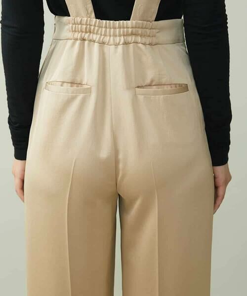 MICHEL KLEIN / ミッシェルクラン サロペット・オールインワン | ライトサテン2WAYサロペット | 詳細4