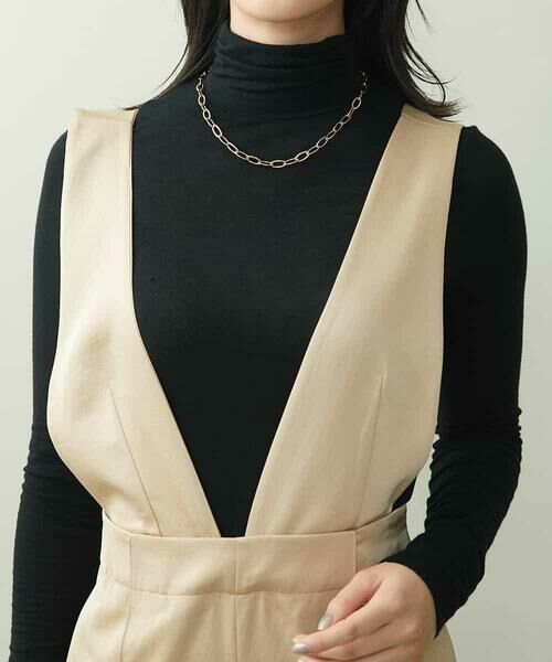 MICHEL KLEIN / ミッシェルクラン サロペット・オールインワン | ライトサテン2WAYサロペット | 詳細5