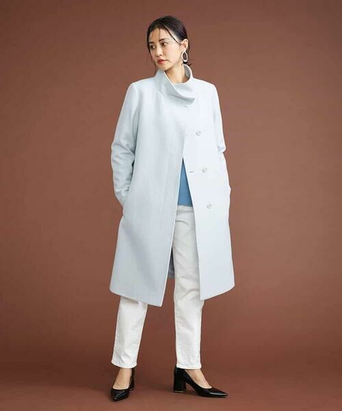 MICHEL KLEIN / ミッシェルクラン チノ・ワークパンツ | [4サイズ展開]裏起毛ストレッチデニム（ホワイト） | 詳細16