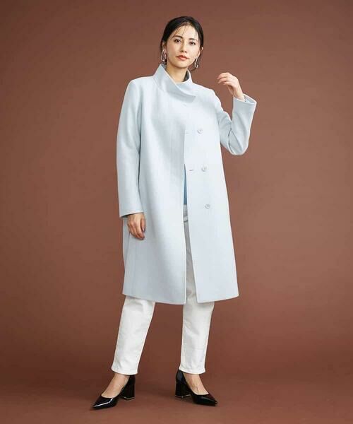 MICHEL KLEIN / ミッシェルクラン チノ・ワークパンツ | [4サイズ展開]裏起毛ストレッチデニム（ホワイト） | 詳細17