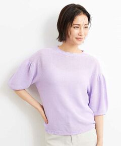 [WEB限定カラーあり]ホールガーメント(R)パフスリーブニット