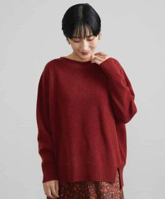 MICHEL KLEIN / ミッシェルクラン ニット・セーター | ［定番素材］ホールガーメント(R)サイドスリットデザインニット