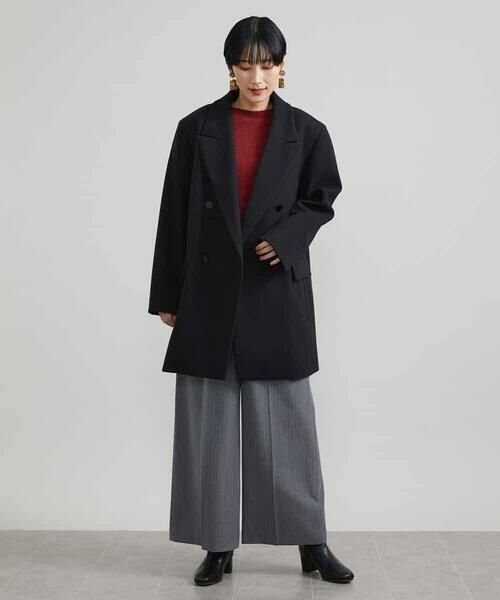 MICHEL KLEIN / ミッシェルクラン ニット・セーター | ［定番素材］ホールガーメント(R)サイドスリットデザインニット | 詳細13