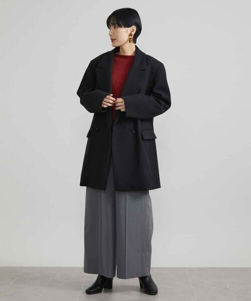 MICHEL KLEIN / ミッシェルクラン ニット・セーター | ［定番素材］ホールガーメント(R)サイドスリットデザインニット | 詳細14