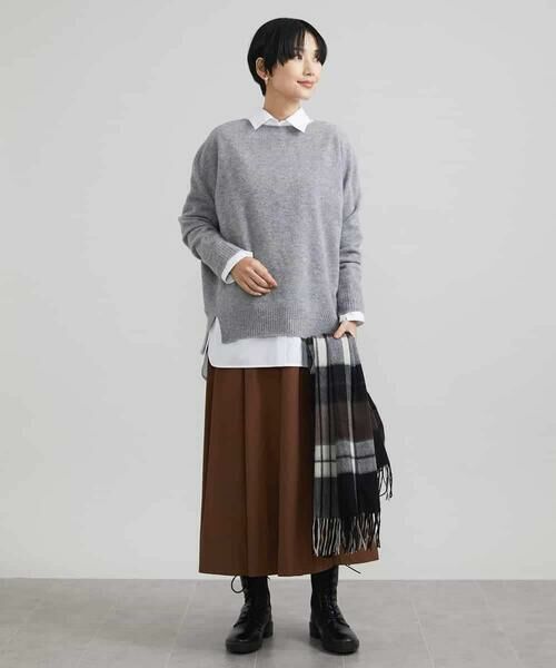 MICHEL KLEIN / ミッシェルクラン ニット・セーター | ［定番素材］ホールガーメント(R)サイドスリットデザインニット | 詳細26