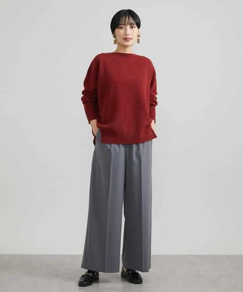 MICHEL KLEIN / ミッシェルクラン ニット・セーター | ［定番素材］ホールガーメント(R)サイドスリットデザインニット | 詳細8