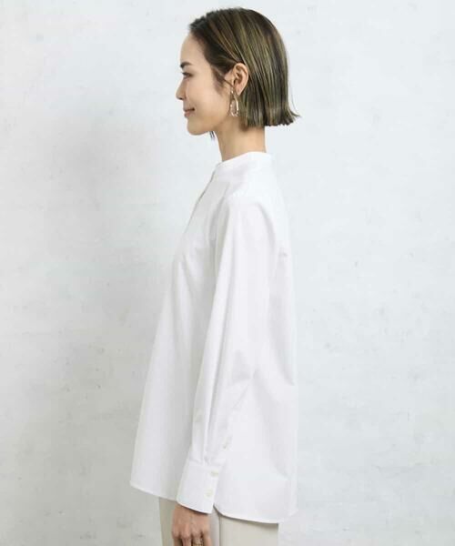 MICHEL KLEIN / ミッシェルクラン シャツ・ブラウス | ストレッチブロードタックブラウス | 詳細9