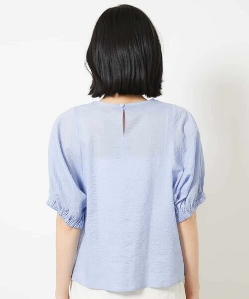 MICHEL KLEIN / ミッシェルクラン シャツ・ブラウス | パフスリーブサッカーブラウス | 詳細26