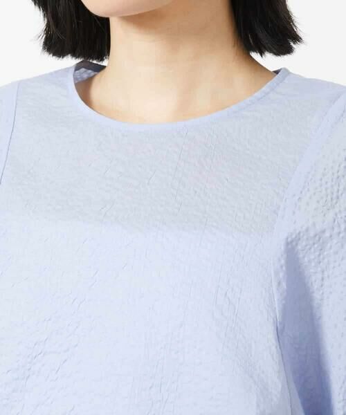 MICHEL KLEIN / ミッシェルクラン シャツ・ブラウス | パフスリーブサッカーブラウス | 詳細27