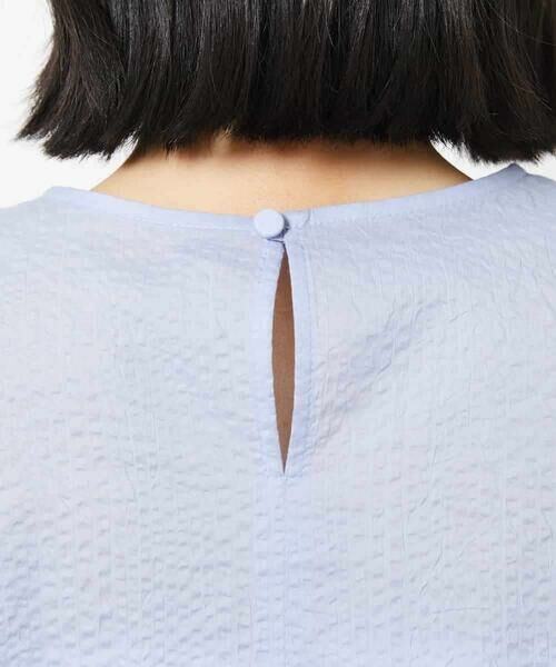 MICHEL KLEIN / ミッシェルクラン シャツ・ブラウス | パフスリーブサッカーブラウス | 詳細28