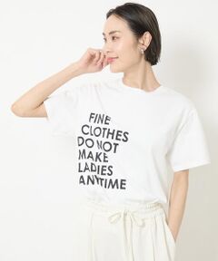 サイドプリントロゴTシャツ