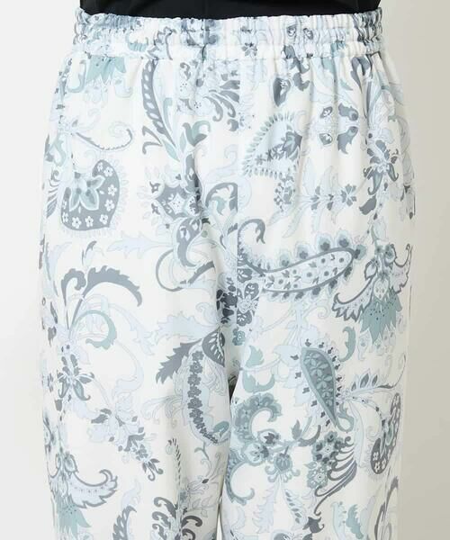 MICHEL KLEIN / ミッシェルクラン チノ・ワークパンツ | ペイズリープリントリラクシーパンツ | 詳細23