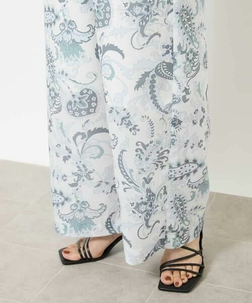 MICHEL KLEIN / ミッシェルクラン チノ・ワークパンツ | ペイズリープリントリラクシーパンツ | 詳細25