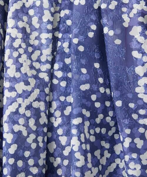 MICHEL KLEIN / ミッシェルクラン ミニ・ひざ丈スカート | ランダムドットジャカードスカート（オリジナルプリント） | 詳細24