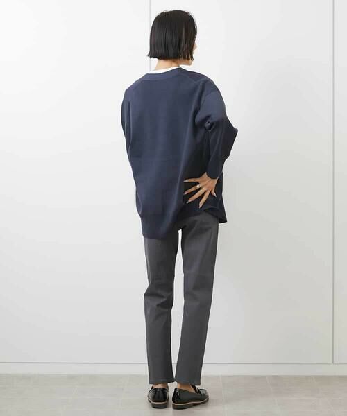 MICHEL KLEIN / ミッシェルクラン チノ・ワークパンツ | [4サイズ展開]裏起毛ストレッチスリムパンツ（WEB限定カラーあり） | 詳細8