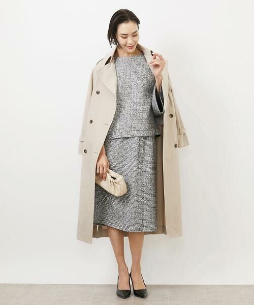 MICHEL KLEIN / ミッシェルクラン シャツ・ブラウス | ［セットアップ対応/洗える］ツイードブラウス | 詳細26