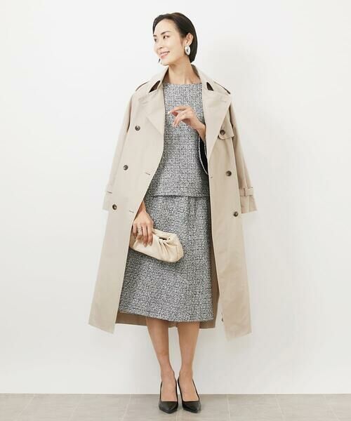 MICHEL KLEIN / ミッシェルクラン シャツ・ブラウス | ［セットアップ対応/洗える］ツイードブラウス | 詳細27