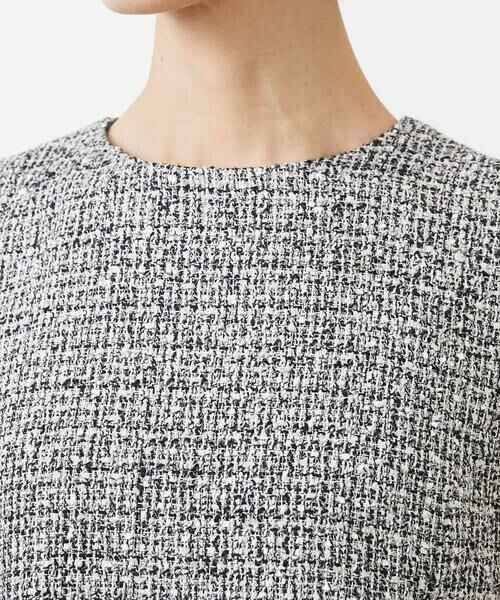 MICHEL KLEIN / ミッシェルクラン ロング・マキシ丈ワンピース | ［セットアップ対応/洗える］ノースリーブツイードワンピース | 詳細19