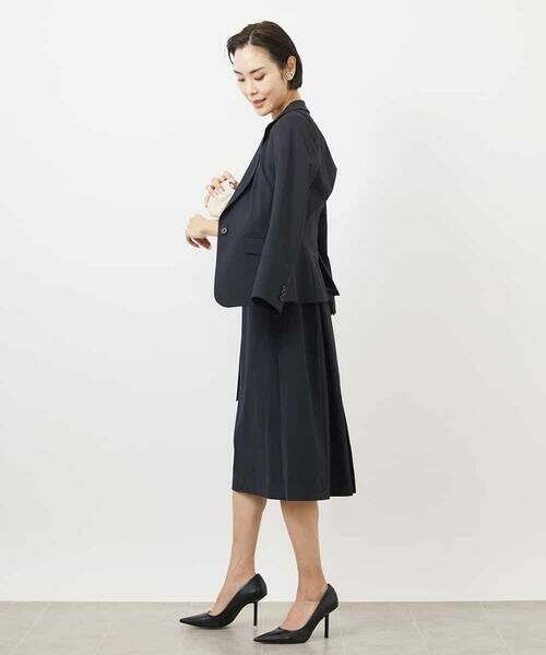 MICHEL KLEIN / ミッシェルクラン ロング・マキシ丈ワンピース | キーネックノースリーブワンピース(セットアップ対応) | 詳細3