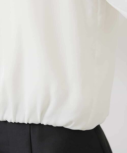 MICHEL KLEIN / ミッシェルクラン カットソー | [インナーにおすすめ]プリーツデザインブラウソー | 詳細25