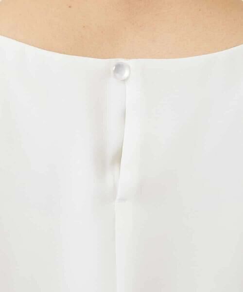 MICHEL KLEIN / ミッシェルクラン カットソー | [インナーにおすすめ]プリーツデザインブラウソー | 詳細26