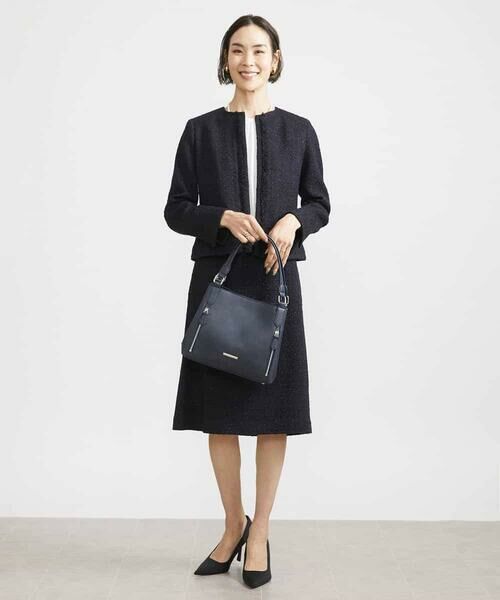 MICHEL KLEIN / ミッシェルクラン カットソー | [インナーにおすすめ]プリーツデザインブラウソー | 詳細9