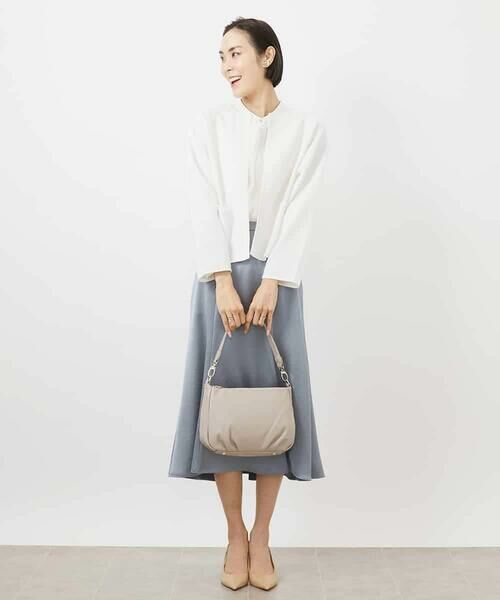 MICHEL KLEIN / ミッシェルクラン カーディガン・ボレロ | ノーカラーニットジャケット | 詳細11