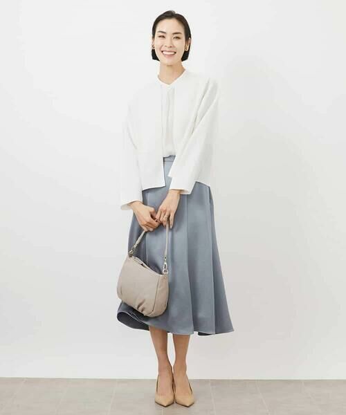 MICHEL KLEIN / ミッシェルクラン カーディガン・ボレロ | ノーカラーニットジャケット | 詳細12