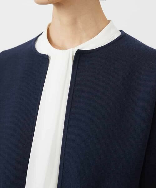 MICHEL KLEIN / ミッシェルクラン カーディガン・ボレロ | ノーカラーニットジャケット | 詳細19