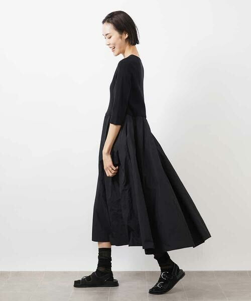MICHEL KLEIN / ミッシェルクラン ロング・マキシ丈ワンピース | ドッキングワンピース | 詳細2